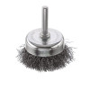 Set of wire brushes for drill 3 units, 1/4 Intertool BT-0300