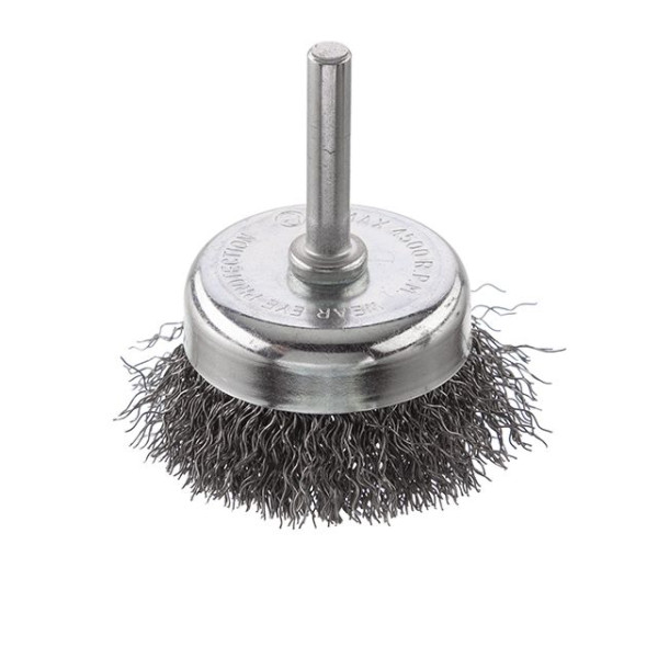 Set of wire brushes for drill 3 units, 1/4 Intertool BT-0300