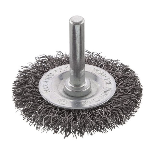 Set of wire brushes for drill 3 units, 1/4 Intertool BT-0300