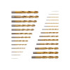 Set of HSS drills 230 units In a metal case Intertool SD-0309