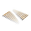 Set of HSS drills 230 units In a metal case Intertool SD-0309