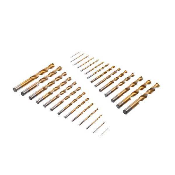 Set of HSS drills 230 units In a metal case Intertool SD-0309