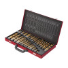Set of HSS drills 230 units In a metal case Intertool SD-0309