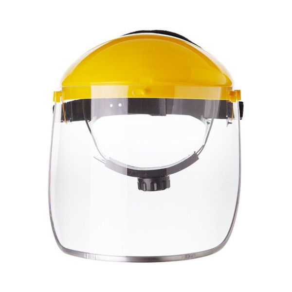 Protective mask for the face with a screen made of PVC Intertool SP-0031