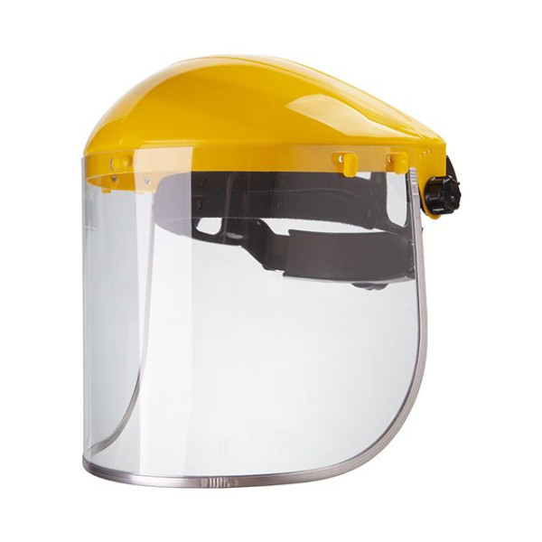 Protective mask for the face with a screen made of PVC Intertool SP-0031