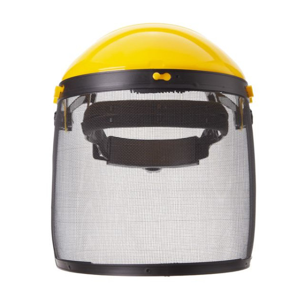 Protective mask for the face with a mesh screen Intertool SP-0032