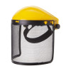 Protective mask for the face with a mesh screen Intertool SP-0032