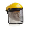 Protective mask for the face with a mesh screen Intertool SP-0032