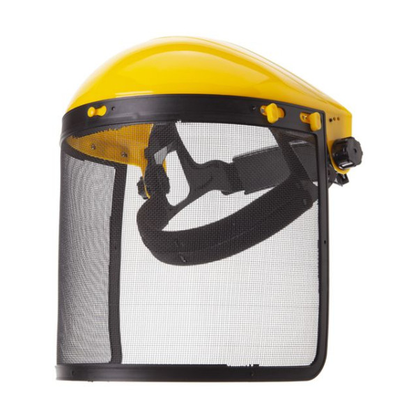 Protective mask for the face with a mesh screen Intertool SP-0032
