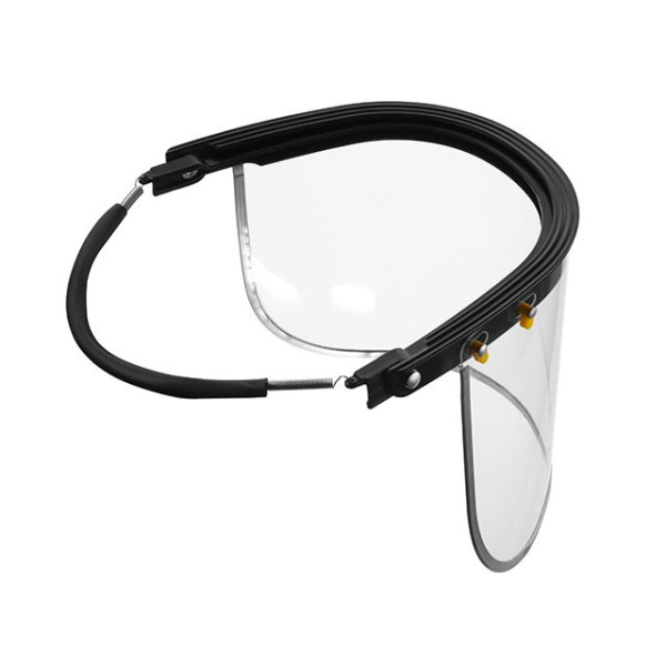 Екран захисний для обличчя, матеріал PVC, кріплення на каску Intertool SP-0034