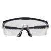 Transparent safety glasses, polycarbonate lens material, adjustable nylon earmuffs, impact protection, optical class 1 Intertool SP-0080