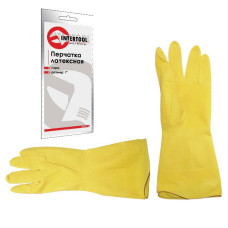Рукавичка латексна 8/М Intertool SP-0017