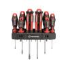 Screwdriver set 12 units STORM Intertool VT-3442