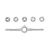 Нибор плашек с держателем 6 единиц (M4, M5, M6, M8, M10) Intertool SD-8019