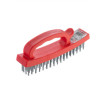 Hand brush for removing rust 165 mm, plastic case Intertool BT-0010