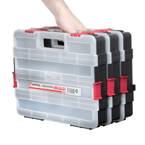 Plastic organizer for tools 14.5 375*290*67 mm Intertool BX-4021