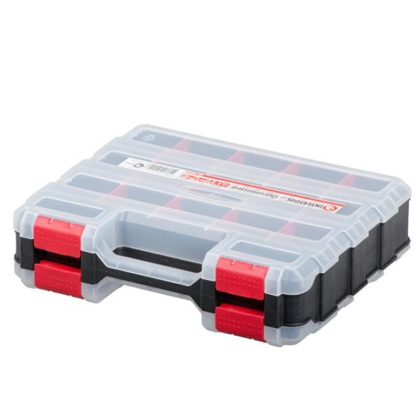 Plastic organizer, double-sided, 12.5, 2 in 1, 320*270*80 mm Intertool BX-4022