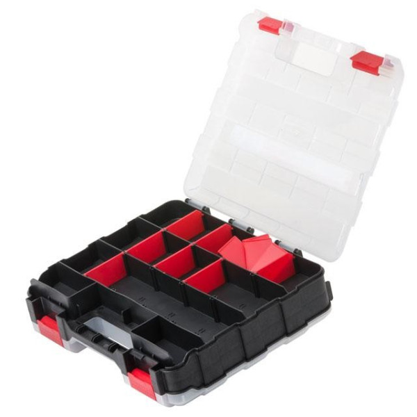 Plastic organizer, double-sided, 12.5, 2 in 1, 320*270*80 mm Intertool BX-4022