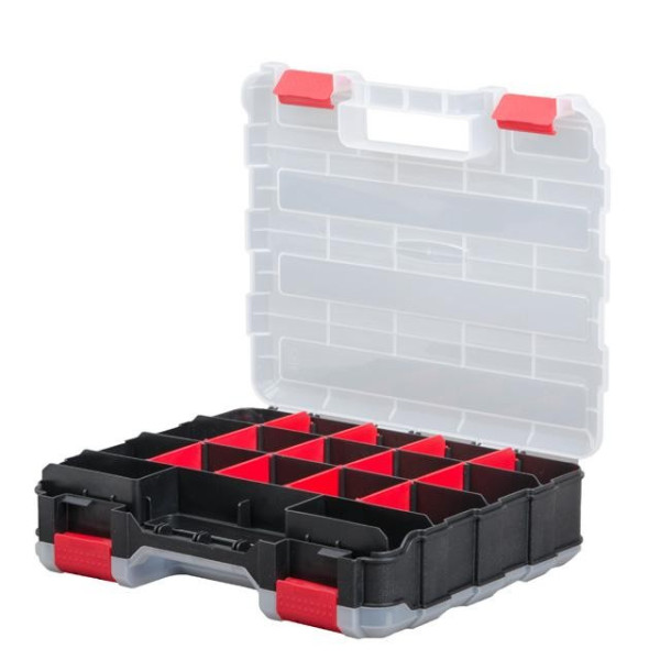 Plastic organizer, double-sided, 12.5, 2 in 1, 320*270*80 mm Intertool BX-4022