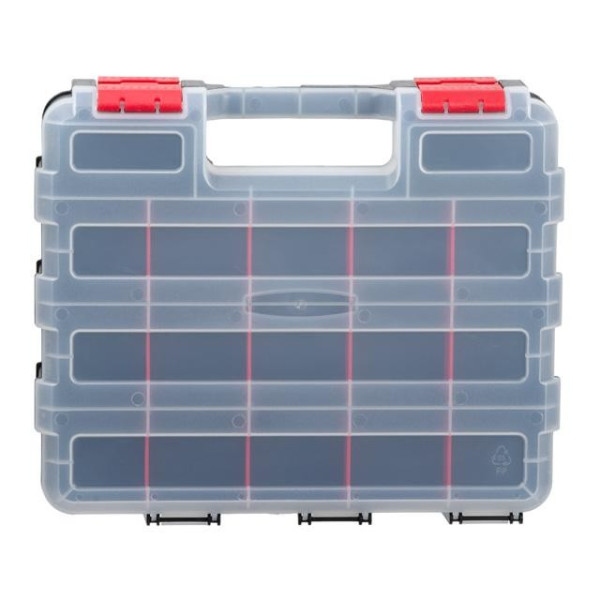 Plastic organizer, double-sided, 12.5, 2 in 1, 320*270*80 mm Intertool BX-4022