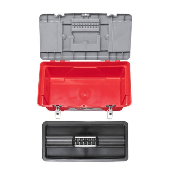 A set of metal tool boxes. with locks 3 units (BX-0513 13 / BX-0516 16 / BX-0518 18) Intertool BX-0503