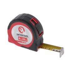 Рулетка с фиксатором 8 м x 25 мм Intertool MT-0408