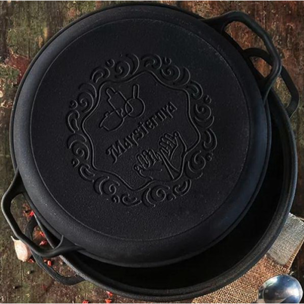 Kazan Uzbek WOK 12 l with lid-pan SNT Ukraine