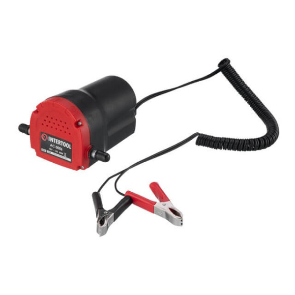 Насос вакуумний 12В для відкачування мастила та дизельного палива Intertool AC-0006