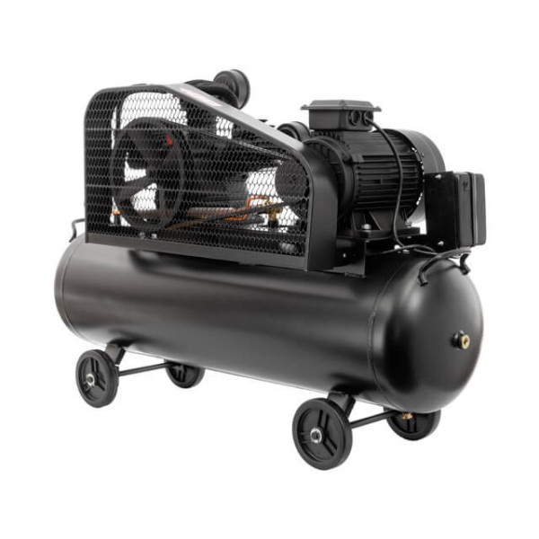 Компрессор 100 л, 4 кВт, 380 В, 10 атм, 600 л/мин., 3 цилиндра STORM Intertool PT-0036