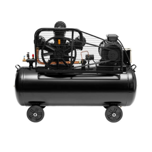 Compressor 200 l, 7.5 kW, 380 V, 10 atm, 1050 l/min, 3 cylinders Intertool PT-0040