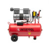 Compressor 24 l, 0.75 kW, 220 V, 8 atm, 145 l/min., low noise, oil-free, 2 cylinders Intertool PT-0022