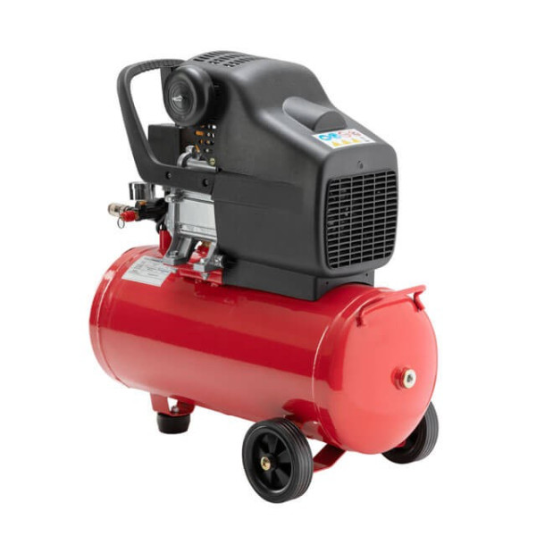 Компрессор 24 л, 1.5 кВт, 220 В, 8 атм, 206 л/мин. Intertool PT-0009