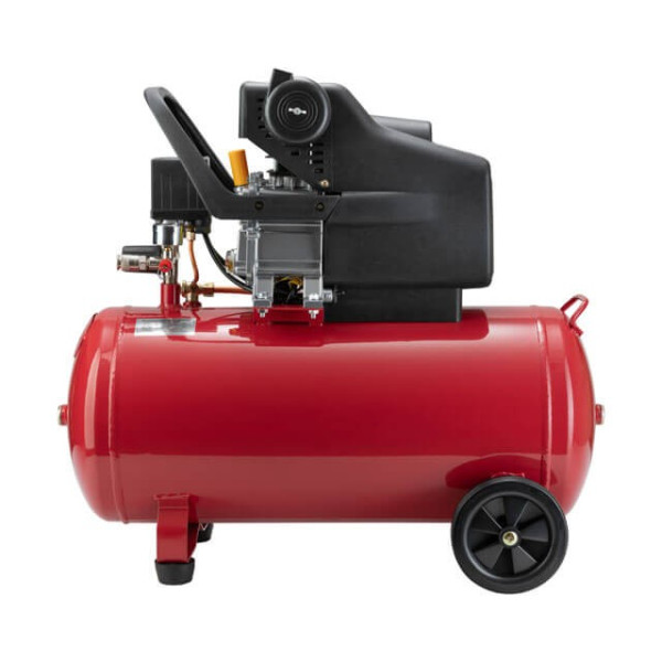 Компрессор 50 л, 1500 Вт, 220 В, 8 атм, 206 л/мин. Intertool PT-0003