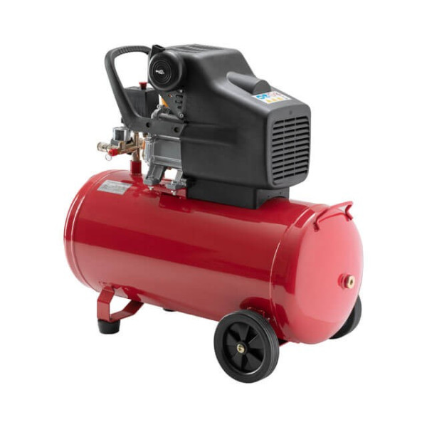 Компрессор 50 л, 1500 Вт, 220 В, 8 атм, 206 л/мин. Intertool PT-0003