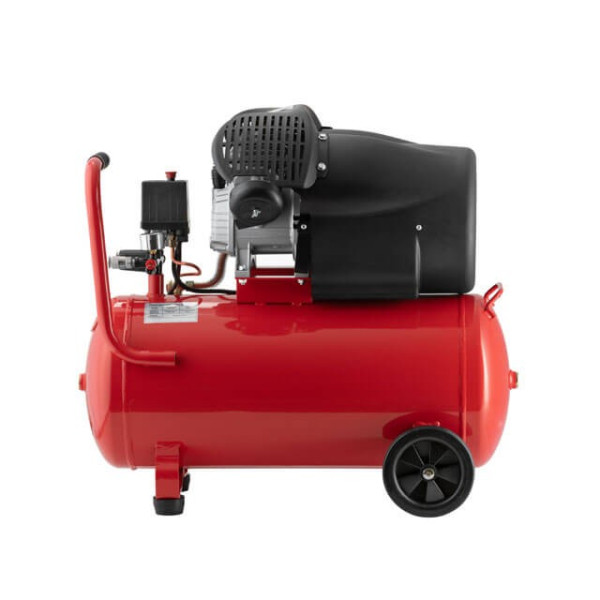 Compressor 50 l, 2230 W, 220 V, 10 atm, 354 l/min, 2 cylinders Intertool PT-0004