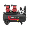 Compressor 50 l, 2x1.1 kW, 220 V, 8 atm, 320 l/min., 1400 rpm, low noise, oil-free, 4 cylinders Intertool PT-0027