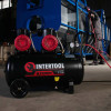 Compressor 50 l, 2x1.1 kW, 220 V, 8 atm, 400 l/min., 2800 rpm, oil-free, 4 cylinders Intertool PT-0030