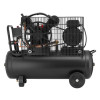 Compressor 50 l, 3 kW, 220 V, 10 atmospheres 500 l/min, 2 cylinders Intertool PT-0016