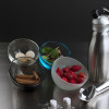 Cream cups La Rochere Bubble, black, h max. 9 cm, h min. 4 cm, 130 ml