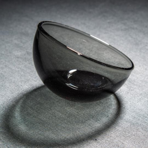 Cream cups La Rochere Bubble, black, h max. 9 cm, h min. 4 cm, 130 ml