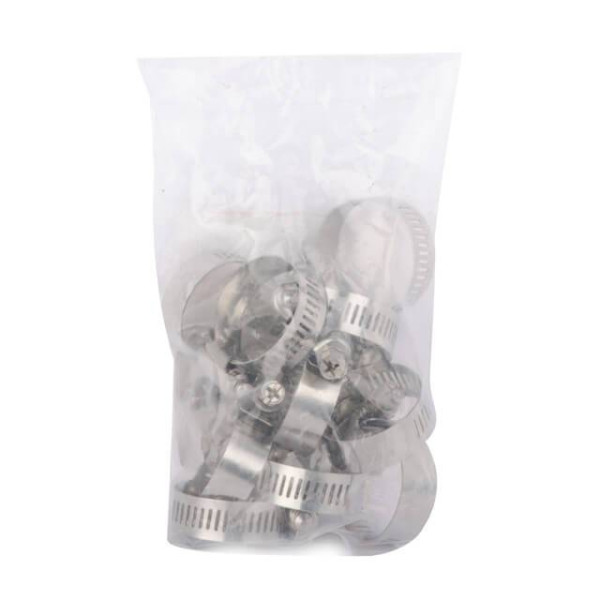 Clamp stainless steel 12.7 mm, D - 18-32 mm Intertool TC-1118