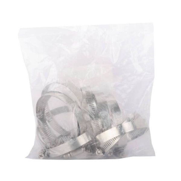 Clamp stainless steel 12.7 mm, D - 52-76 mm Intertool TC-1152
