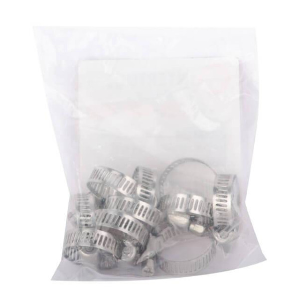 Clamp stainless steel 8 mm, D - 13-23 mm Intertool TC-1013