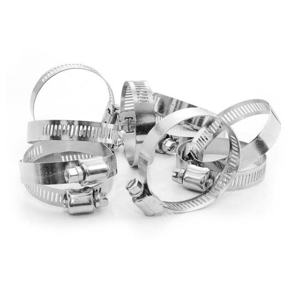 Galvanized steel clamp 12.7 mm, D - 33-57 mm Intertool TC-0133