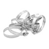 Galvanized steel clamp 12.7 mm, D - 52-76 mm Intertool TC-0152