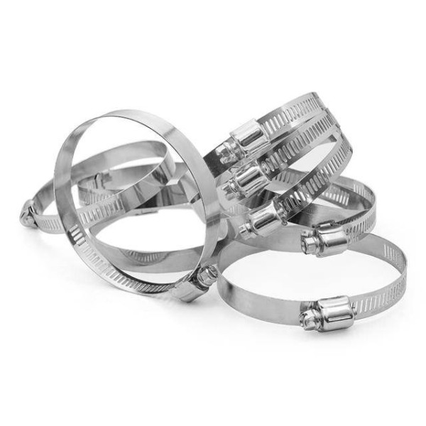 Galvanized steel clamp 12.7 mm, D - 65-89 mm Intertool TC-0165