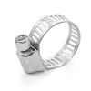 Galvanized steel clamp 8 mm, D - 11-20 mm Intertool TC-0011