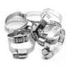 Galvanized steel clamp 8 mm, D - 18-32 mm Intertool TC-0018