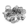 Galvanized steel clamp 8 mm, D - 6-16 mm Intertool TC-0006