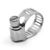 Galvanized steel clamp 8 mm, D - 6-16 mm Intertool TC-0006